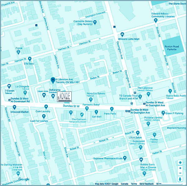 Monique and Associates - Map